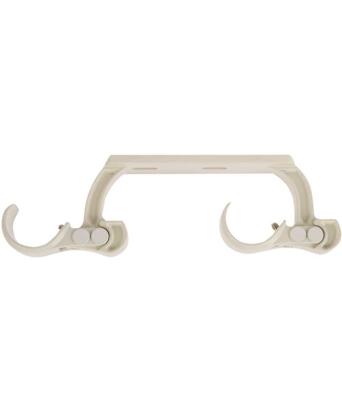 28b6dcm-double-ceiling-mount-support-w-t-white
