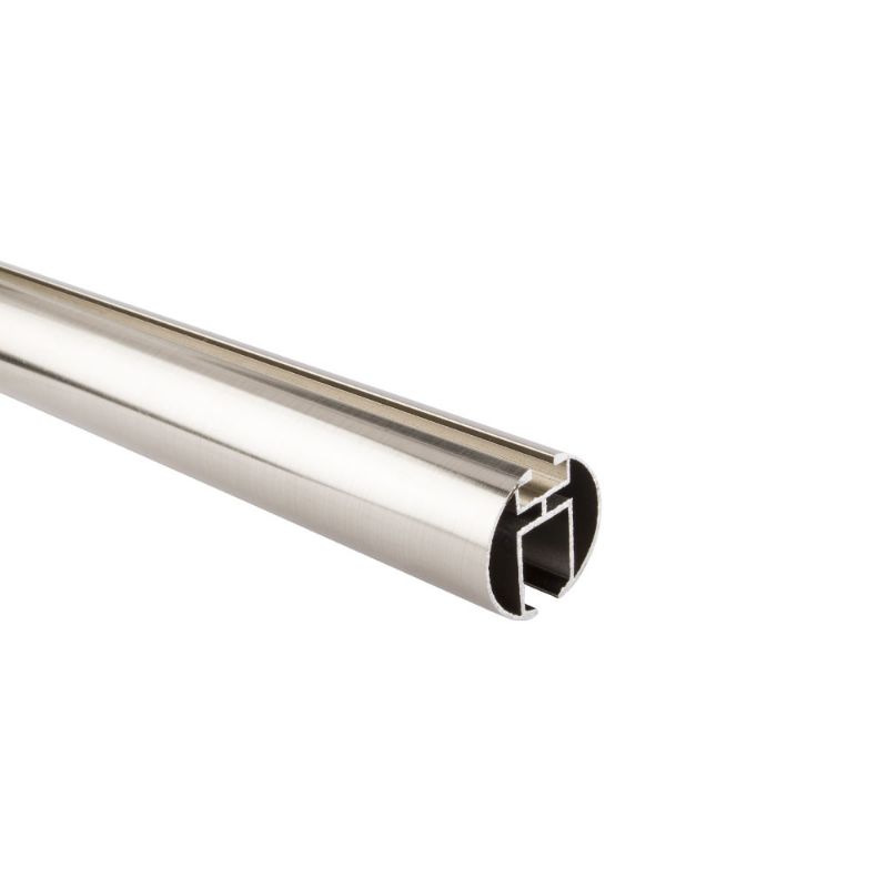 Picture of 35CP96  8 ft. 96" Ripple-Fold Pole - 1 3/8" Diam. |S S -Satin Silver